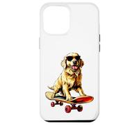 Patineur Golden Retriever Coque pour iPhone 12 Pro Max