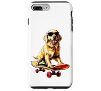 Patineur Golden Retriever Coque pour iPhone 7 Plus/8 Plus