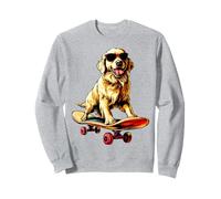 Patineur Golden Retriever Sweatshirt