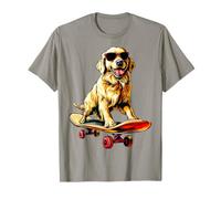 Patineur Golden Retriever T-Shirt