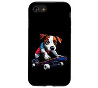 Patineur pour Chien Jack Russell Terrier Coque pour iPhone SE (2020) / 7/8