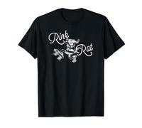 Patinoire Funky Rat Rétro Roller-Skating T-Shirt