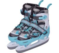 Patins à glace femme X Pro - pointure ajustable - Menthe/Noir