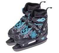 Patins à glace femme X Pro - pointure ajustable - Noir/Menthe