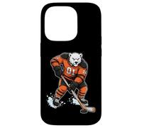 Patins à Glace pour Fans de Hockey sur Glace Puck Coque pour iPhone 14 Pro