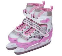 Patins à glace femme X Pro - pointure ajustable - Blanc/Rose