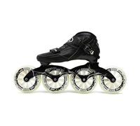 Patins À Roues Alignées 4 Roues, Patins À roulettes Unisexes, Chaussures De Patinage De Course Professionnelles Haute Performance, for Débutants Et Adolescents(32)