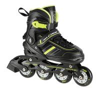 Patins à roues alignées - NILS EXTREME - NH18191 - 2 en 1 - Taille L (39-43) - Noir/Vert citron