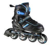 Patins à roues alignées/patins à glace de hockey NH18191 2 en 1 noir/bleu taille