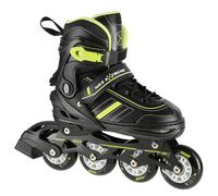 Patins à roues alignées/patins à glace de hockey NH18191 2 en 1 noir/vert citron
