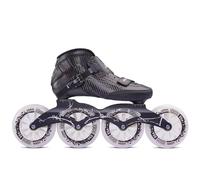 Patins à Roues alignées pour Adultes, 4 x 90 mm, Patins de Course Professionnels en Fibre de Carbone pour Hommes et Femmes, roulements ABEC-9, Roues en PU pour Le Trail, la Rue et Le Fitness.