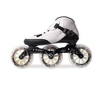 Patins à Roues alignées pour Adultes, 4 x 90 mm, Patins de Course Professionnels en Fibre de Carbone pour Hommes et Femmes, roulements ABEC-9, Roues en PU pour Le Trail, la Rue et Le Fitness.