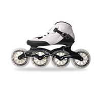 Patins à Roues alignées pour Adultes, 4 x 90 mm, Patins de Course Professionnels en Fibre de Carbone pour Hommes et Femmes, roulements ABEC-9, Roues en PU pour Le Trail, la Rue et Le Fitness.