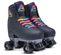 Apollo Patin à roulettes, Patins à roulettes Fille et Garçon, Adolescents et Adultes, Roller Femme et Homme à 4 Roues, Patin Classique, 3 Tailles Réglables du 31 au 44