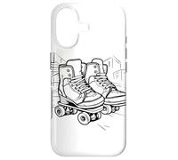 Patins à roulettes Dessin d'une Ligne Sport d'intérieur Coque pour iPhone 17