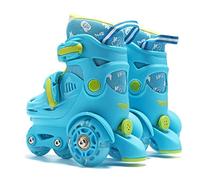 Patins à roulettes d'extérieur - Patins à roulettes pour débutants, Patins à roulettes pour jeunes | Patins à roulettes réglables, chaussures de patinage à roulettes respirantes à haute élasticité