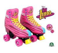 Patins à Roulettes Entrainements - GIOCHI PREZIOSI - SOY LUNA - Fille - Rose et Jaune - Extérieur T. 38/39