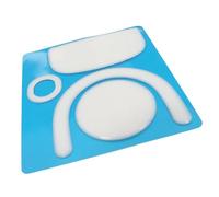 Patins à roulettes Ice Edition améliorés pour le GPROX Super Light 2 bords arrondis blancs