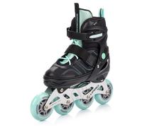 Patins à roulettes METEOR Urbo - Design attrayant - Taille réglable - L 38-41 - Noir/Menthe 38