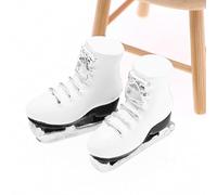 Patins À roulettes Miniatures Blancs - Paire De 1,1 Pouce pour Décoration De Maison De Jouet | Chaussures De Sport Miniatures en Résine - Mini Patins Réalistes pour Accessoires De Maison De Jouet