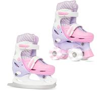 Patins a roulettes Patin Loret du 27 au 30 Adulte Enfant Lilas Mixte Taille Ajustable Femme Fille Roller Quad