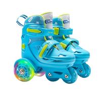 Patins à roulettes pour enfants - Patins à roulettes réglables pour filles et garçons | Chaussures de patinage à roulettes respirantes à haute élasticité Patins à roulettes amusants pour débutants