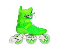 POWERSLIDE Swell Judit Pro 100 Rollers de fitness pour femme - Roues 3 x 100 mm avec roulements à billes ABEC 9 - MYFIT Prime Liner, rail en aluminium Elite (40-41)
