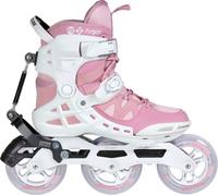 Patins à roulettes Powerslide Phuzion Argon Syncro Rose 110 Trinity, 3x, 110, 41