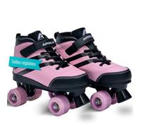 Patins à roulettes réglables Apollo Pink Revolution - chaussures confort Soft Boots pour enfants et ados - Taille S - 31-34 39/42
