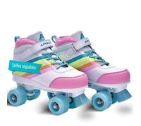 Patins à roulettes réglables Apollo Rainbow Star - chaussures confort Soft Boots pour enfants et ados - Taille L - 39-42 39/42