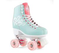 Rio Roller – Rollers quad Script – Vert pastel/rose pâle – Adulte – Loisir/Régulier 42