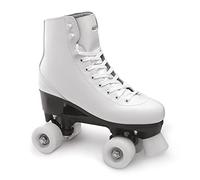 Roces RC1 Classic Roller Patins à Roulettes, Pour Femmes et Homme, Quad Skates Adulte, Blanc, 40
