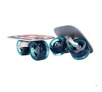 Patins à roulettes sans lumière, planche antidérapante avec matériau en aluminium, plaque de patins à roulettes portables, cadeau d'anniversaire