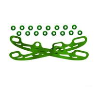 Patins à roulettes transformables avec lames à glace en acier inoxydable, accessoires de rénovation (grand vert)