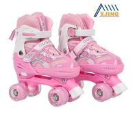 Patins à roulettes XJING ROLLER IN LINE-ROLLER EN LIGNE - Rose - Taille S(27-32) - Taille Réglable S