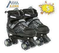 Patins à roulettes XJING ROLLER IN LINE - Taille S(27-32) - Réglable - 8 roues - Noir S