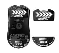 Patins à souris de jeu Razer Viper V3 Pro - Pieds arrondis en verre incurvé, autocollants super rapides et durables pour souris de jeu