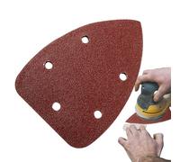 Patins abrasifs, papier abrasif pour métal | 20 papiers abrasifs à grain élevé, papier abrasif de détail, assortiment de papier abrasif triangulaire de 5,51 pouces, papier abrasif pour ponçage de 140