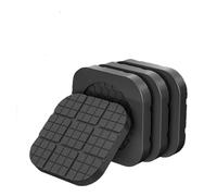 Patins Anti-vibrations For Machine À Laver, Tapis Antidérapant, Silencieux, Universel, Amortisseur De Chocs, Protège Les Pieds De La Machine À Laver(Black)
