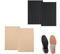 Patins Antidérapants Chaussures,4 Pièces Semelle Anti-Dérapante Auto-Adhésive pour Talons Hauts,Protecteur de Semille Antérieur Réducteur de Bruit - Noir