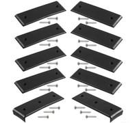 Patins antidérapants en polymère haute densité pour transporteur de bateau | Lot de 10, 7,6 x 25,4 cm, glissement en douceur, minimise l'effort de charge, pour tous les traverses standard