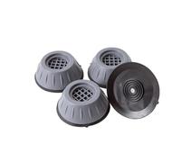 Patins antivibratoires pour lave-linge, Lot de 4 patins anti-vibrations en caoutchouc TPR for machine à laver, diamètre 10 cm
