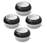 Patins antivibratoires pour lave-linge, Patins anti-vibrations multicolores for pieds de support machine à laver (lot 4)(White)