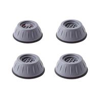 Patins antivibratoires pour lave-linge, Patins de pieds for machine à laver multicolores 7-9 cm, lot 4(4pcs Gray 8cm)