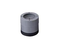 Patins antivibratoires pour lave-linge, Pieds en caoutchouc gris de 4 à 9 cm for support lave-linge et réfrigérateur(Grey 6.5cm)