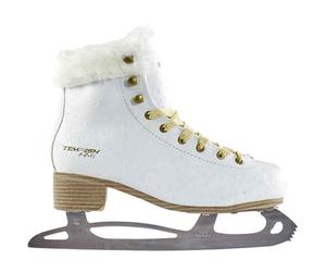 Patins artistiques - TEMPISH - Fine - Taille 37 - Couleur Blanc - Patinage sur glace