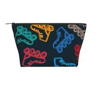 Patins aux Couleurs Vives, Trousse de Toilette Trousse de Maquillage Sac à cosmétiques Trousse de Toilette de Voyage Portable