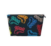 Patins aux Couleurs Vives, Trousse de Toilette Trousse de Maquillage Sac à cosmétiques Trousse de Toilette de Voyage Portable