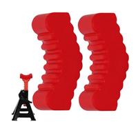 Patins De Cric,2 Pièces Adaptateur Robuste Antidérapant | Adaptateur pour Chandelle,pour Garage Atelier Entretien Automobile Changement Pneu Remorque Support Domicile Véhicule