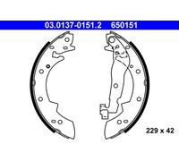 PATINS DE FREIN BMW 3 (E30) 1.6-2.0/2.4 D 82-91